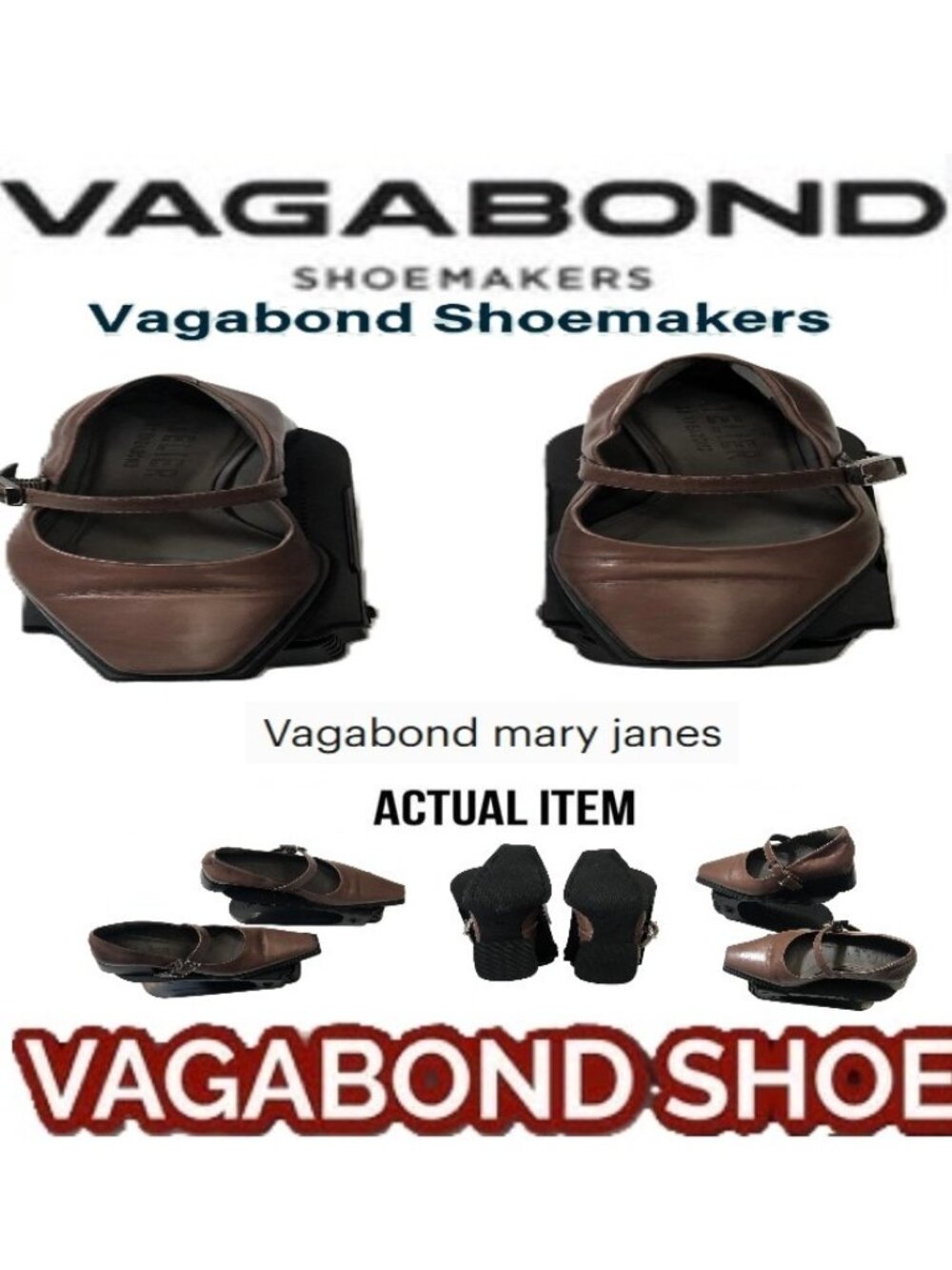 🛑 VAGABOND Shoemakers ➕ Eida 🆒 SHOES Mary Jane PUMPS Buckle HEELS 💸BUY NOW‼️